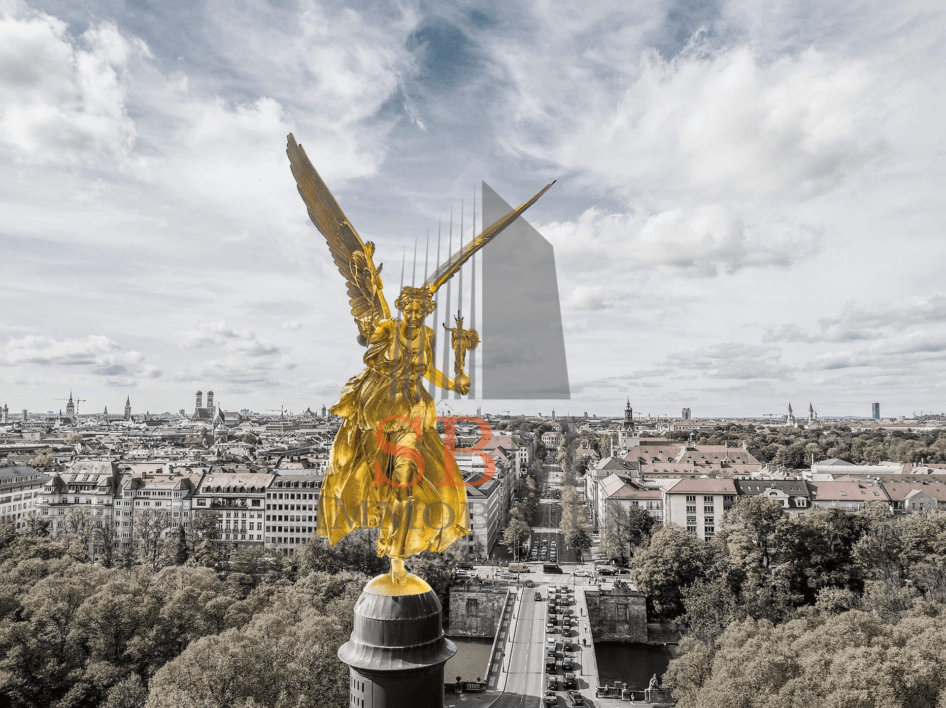 Exklusive 2-Zi.-Gartenwohnung: Wohnen im High-End-Haus von Altbogenhausen - Bild