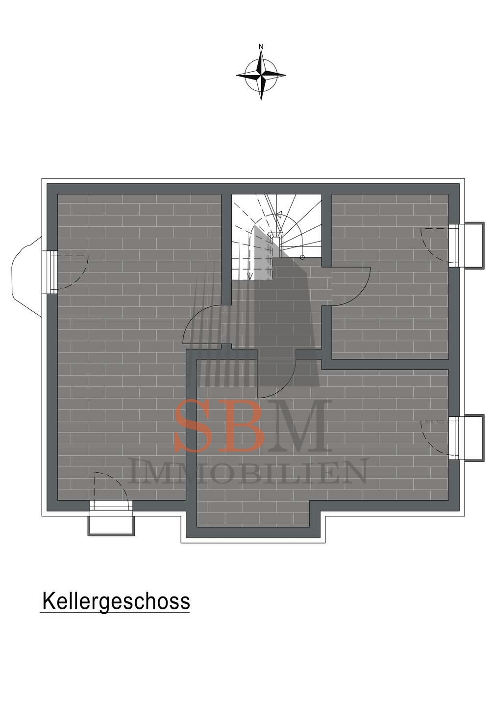 Familiendomizil im modernen Stil mit charmantem Garten und Top-Anbindung - Grundriss UG