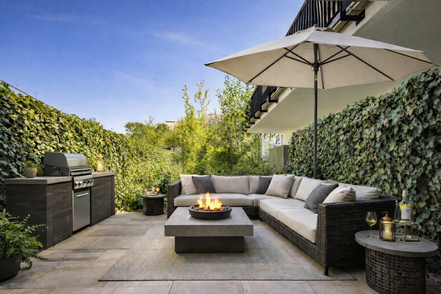 Topadresse für höchste Ansprüche : Design und Qualität in Perfektion - Terrasse