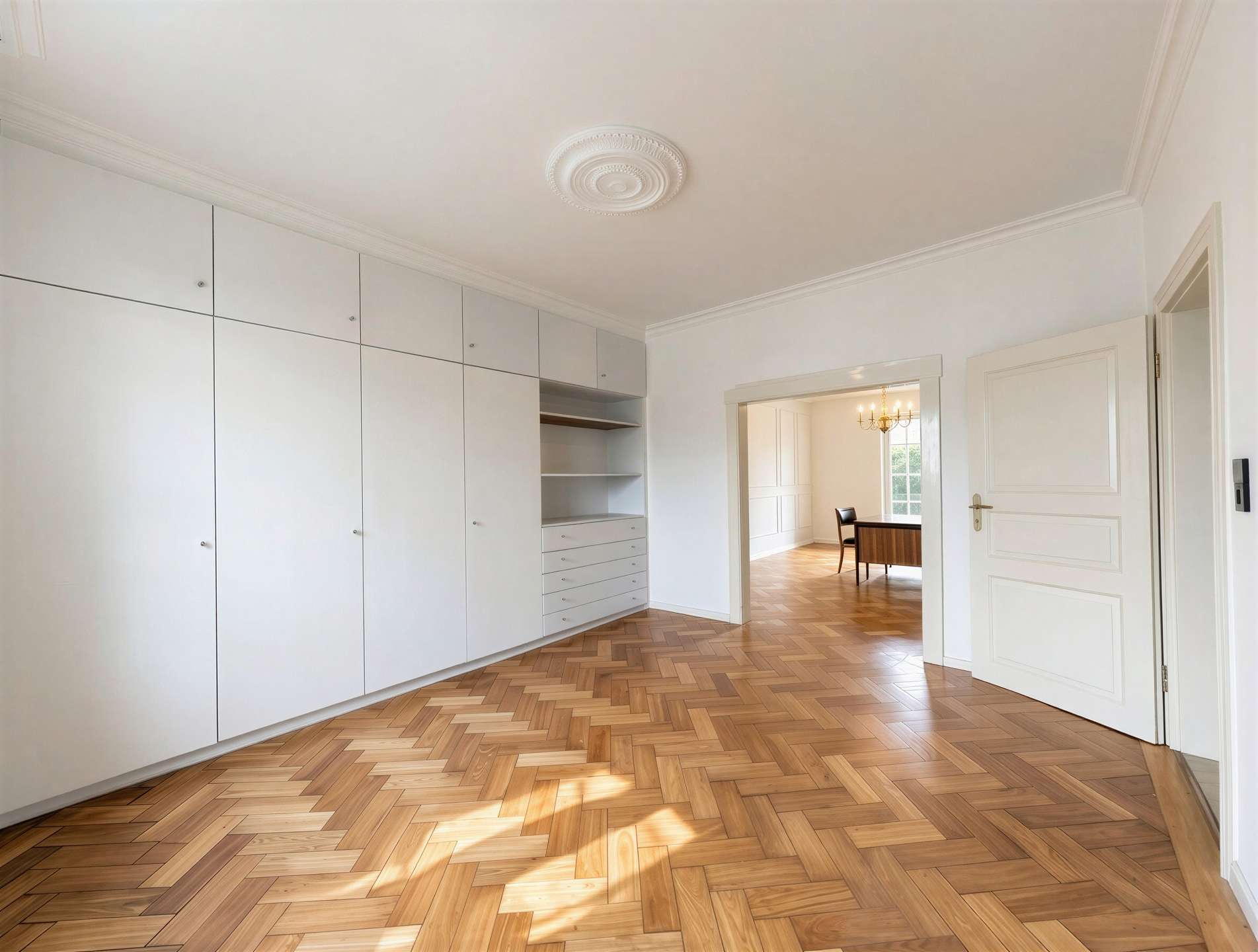 Repräsentative Büroeinheit mit Altbau-Charakter in Nymphenburg - Schlafzimmer