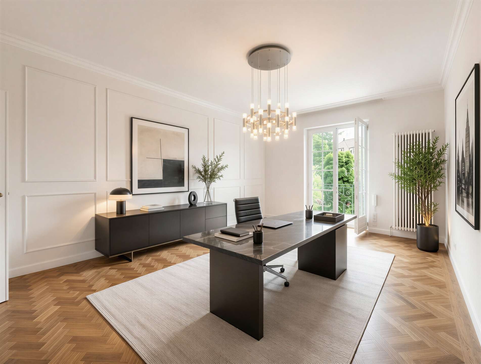 Repräsentative Büroeinheit mit Altbau-Charakter in Nymphenburg - Büro